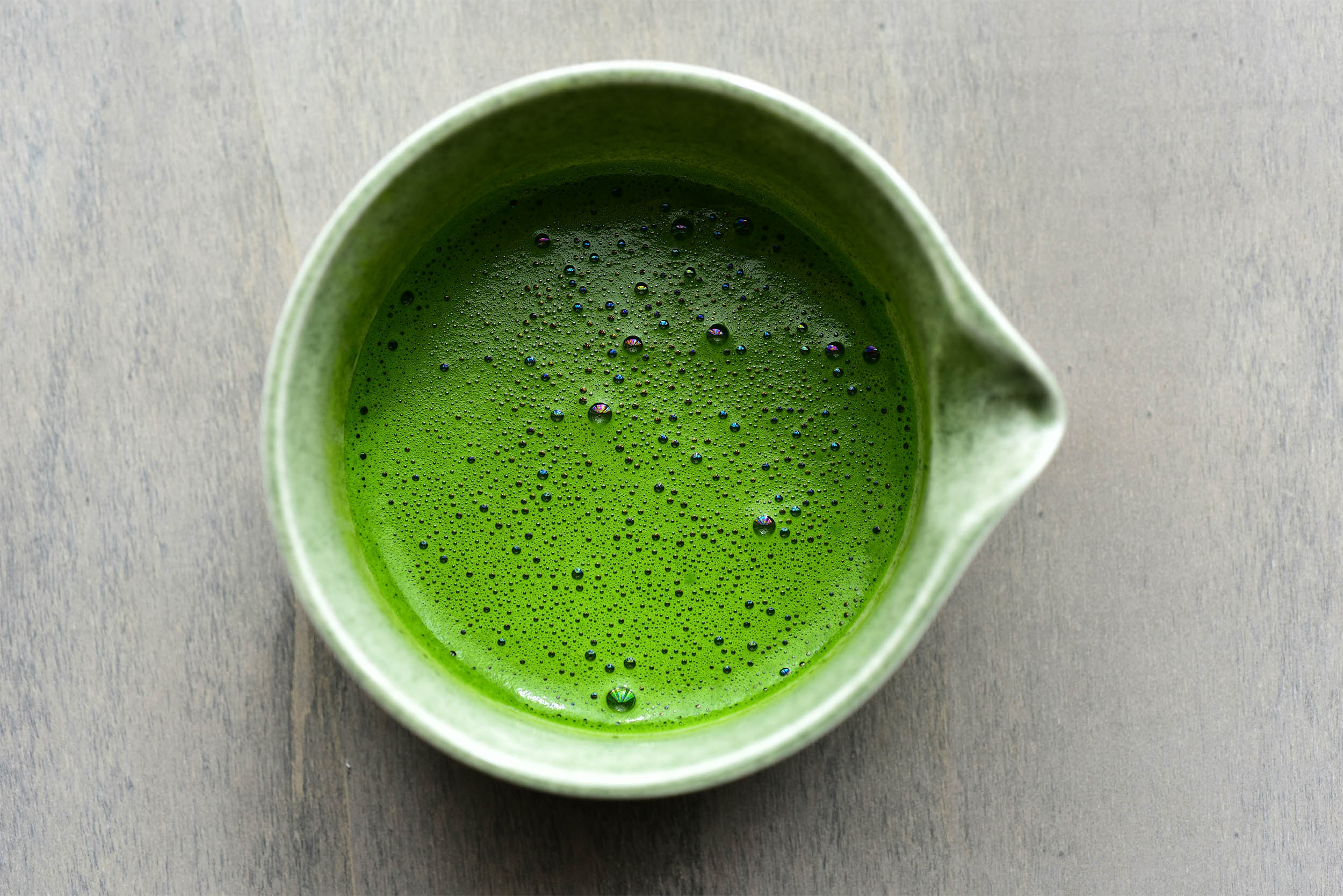 matcha für die haut