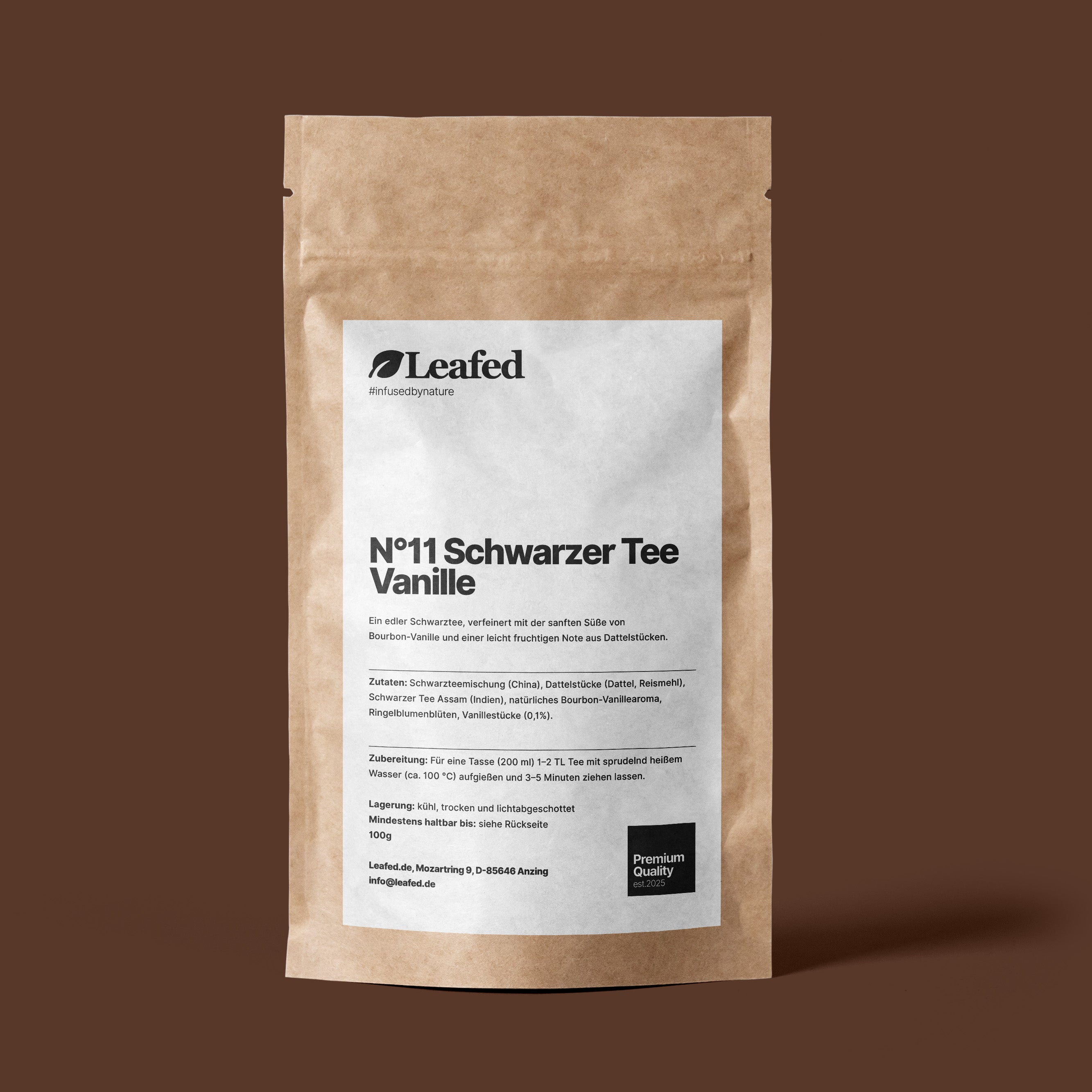 N°11 Schwarzer Tee Vanille