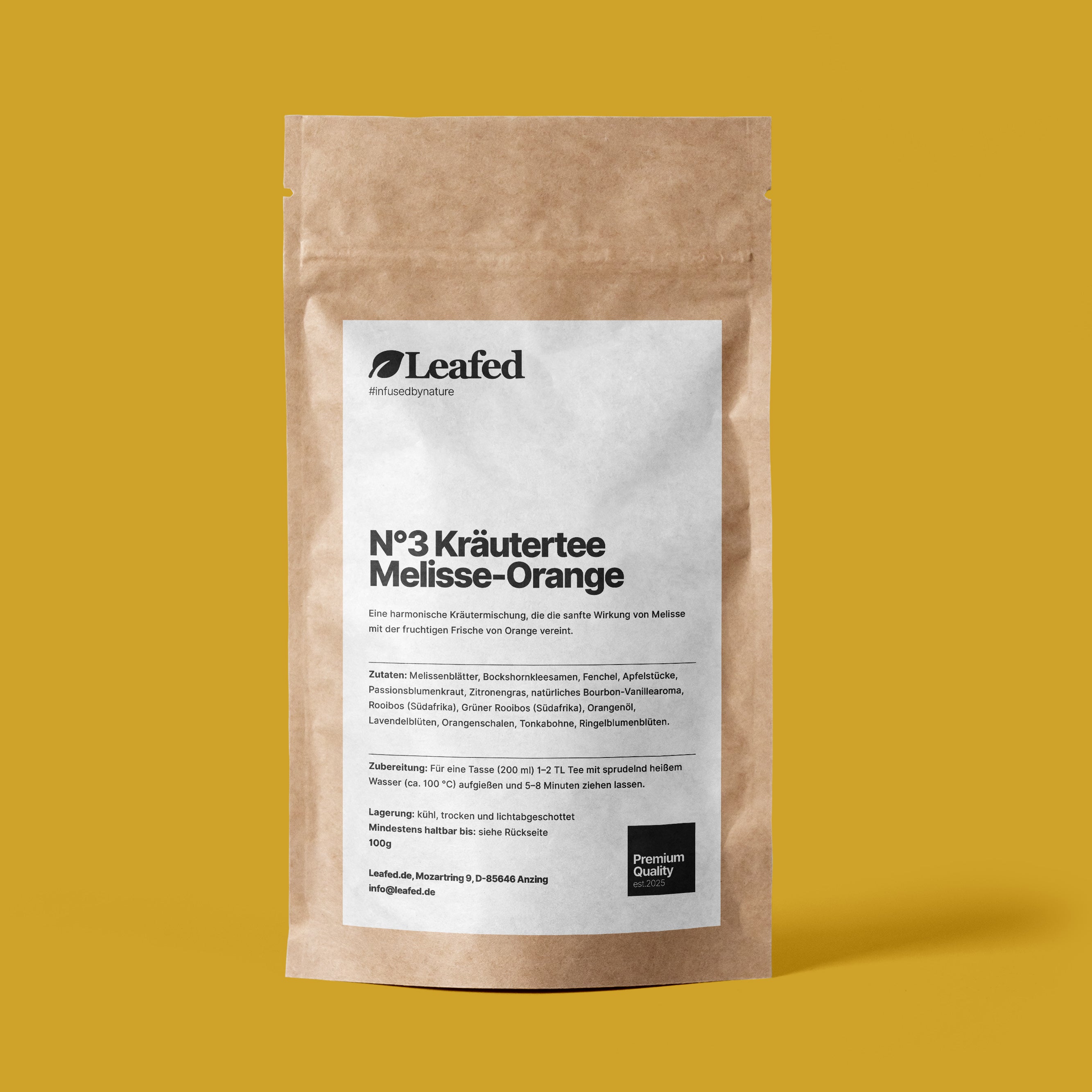 N°3 Kräutertee Melisse-Orange