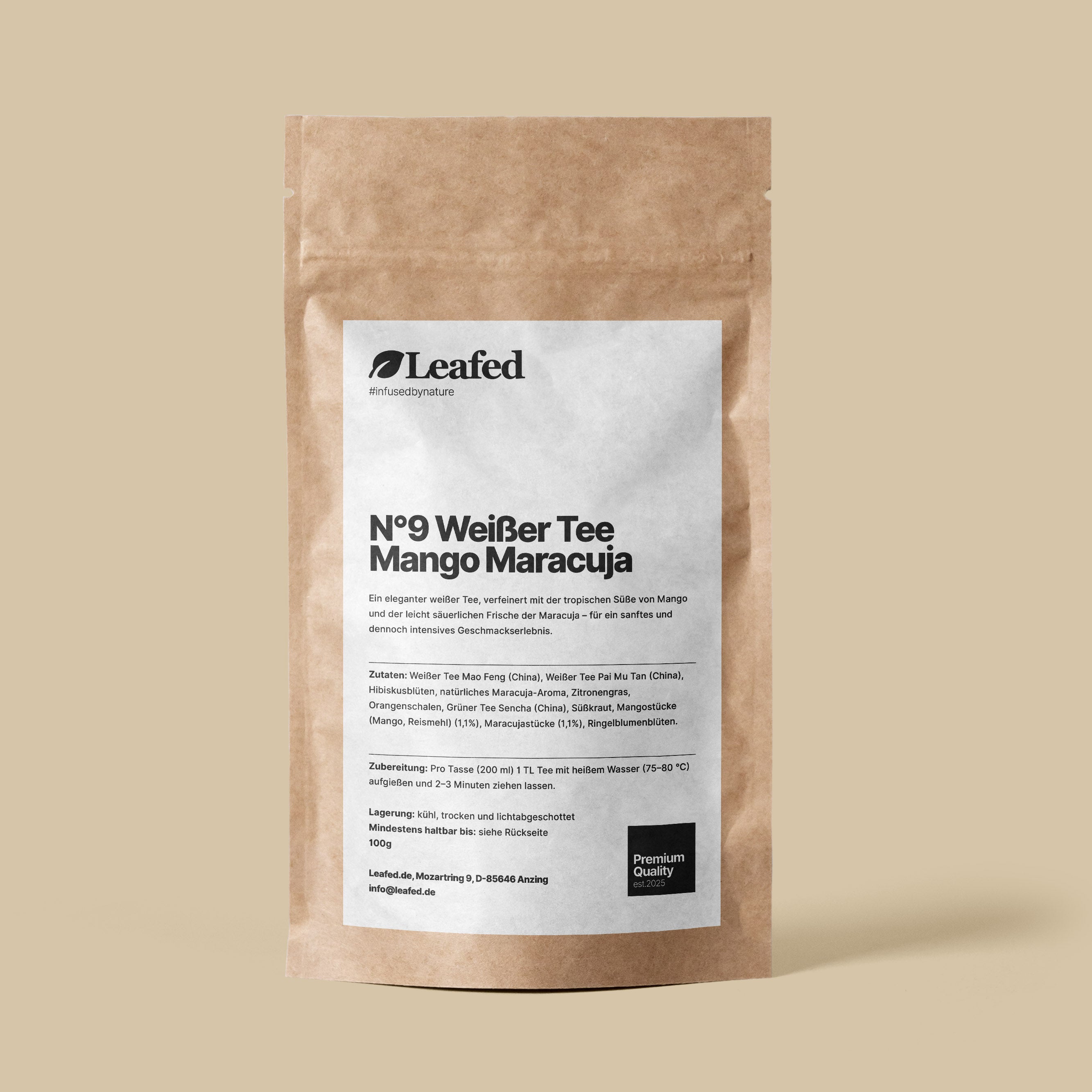 N°9 Weißer Tee Mango-Maracuja