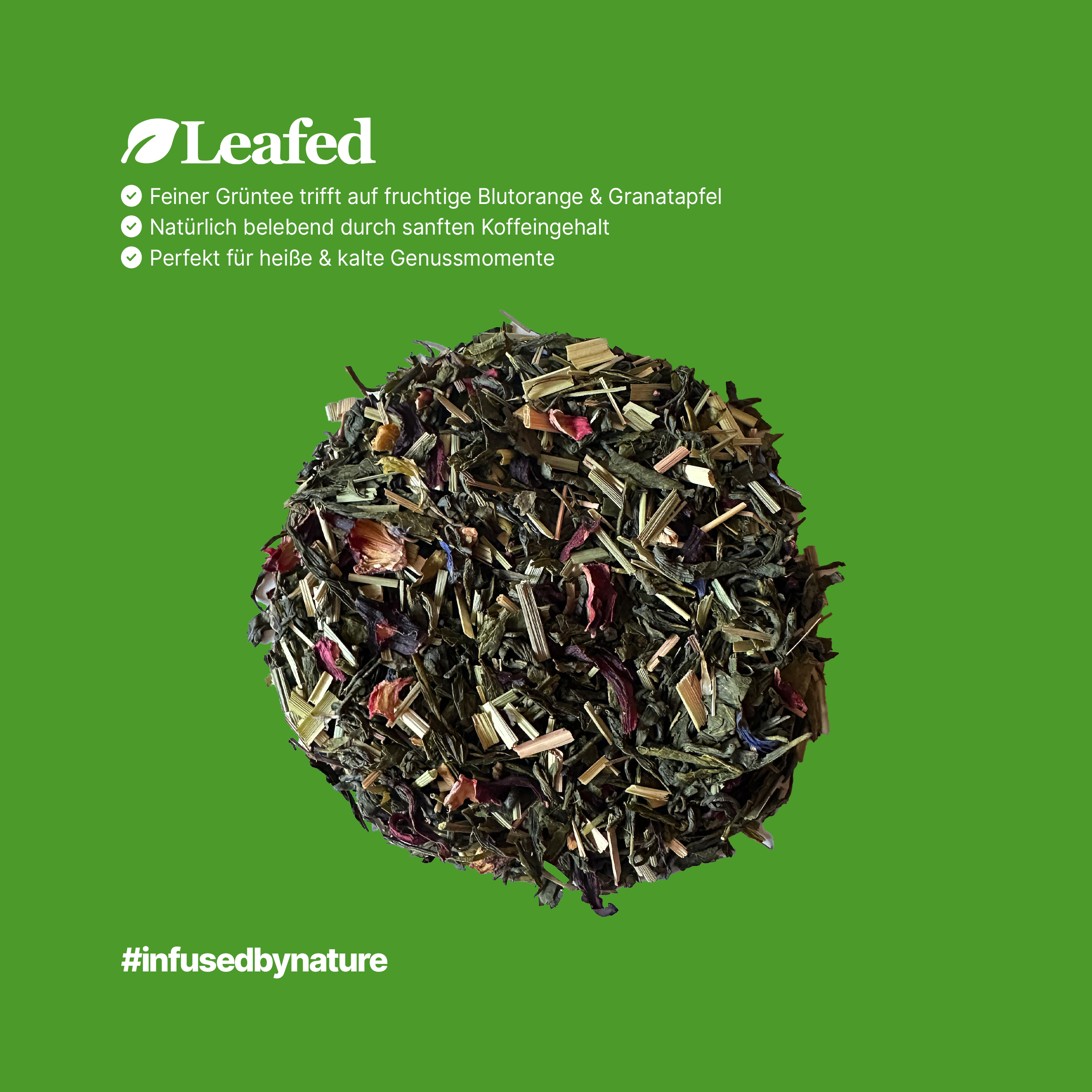 grüner tee blutorange granatapfel mandarine