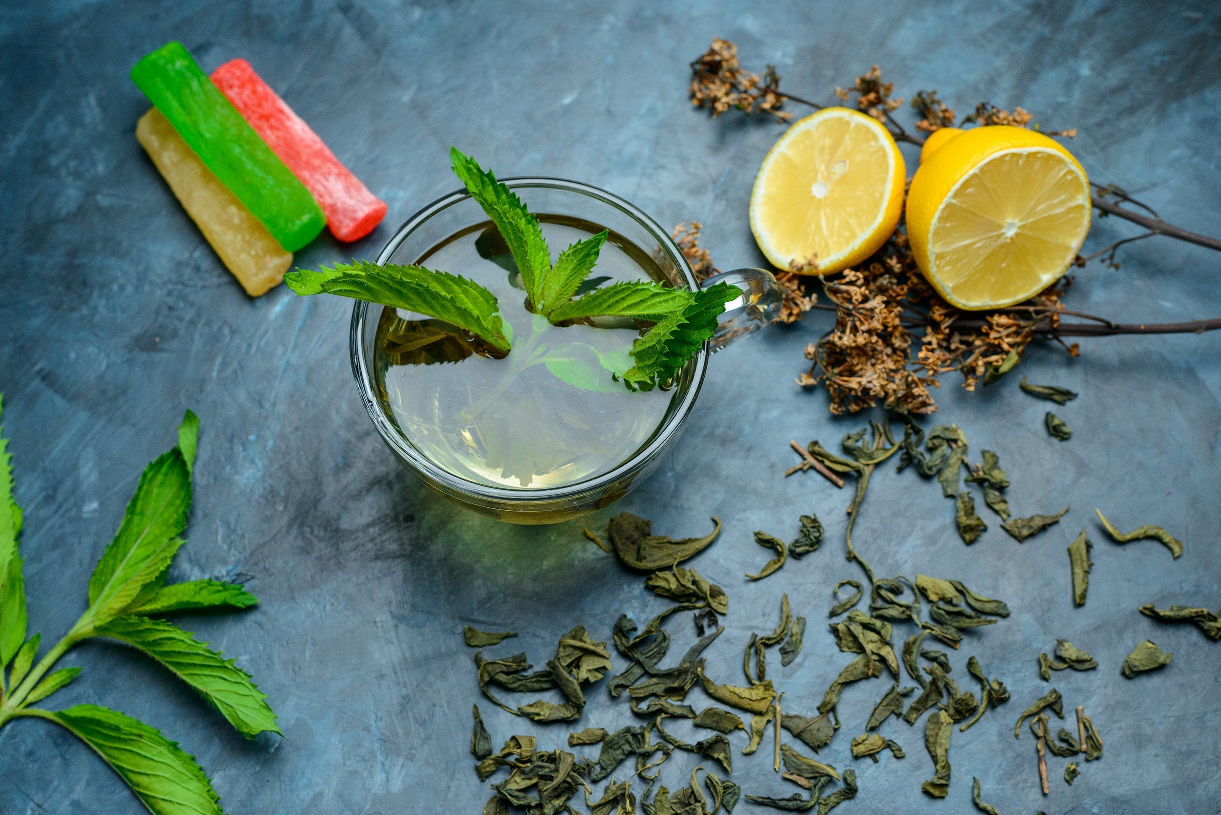 N°1 Grüner Tee Ingwer-Zitrone – Frische Energie in jeder Tasse