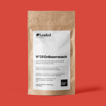 Erdbeerrausch Früchtetee mit Apfel und Erdbeere